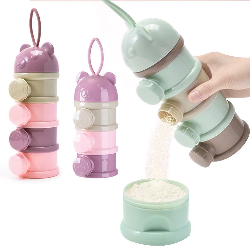 Baby Products Distributor - 3/4 레이어 아기 휴대용 이유식 보관