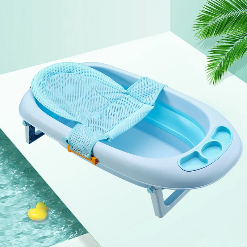 휴대용 아기 목욕 욕조 패드 미끄럼 방지 신생아 욕조  - Baby Bath Tub Foldable 리뷰 및 가격
