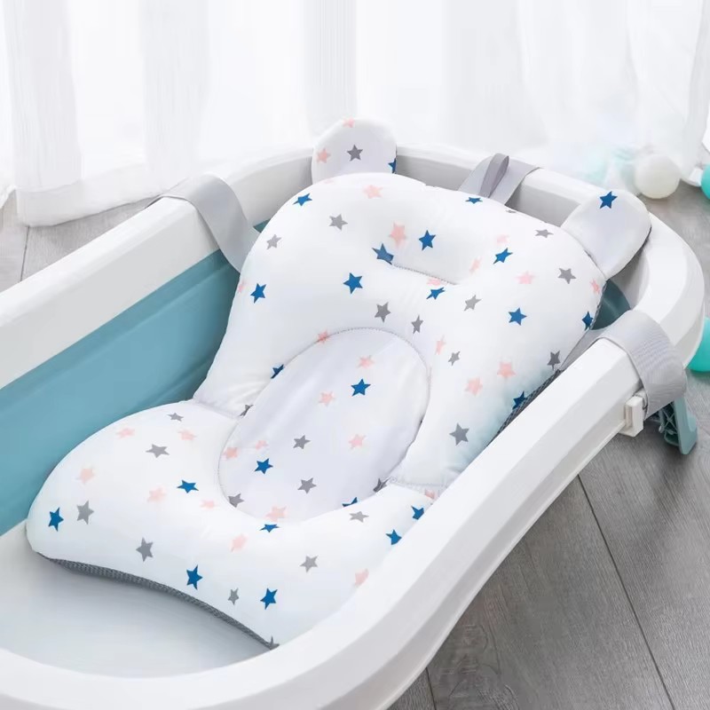 아기 목욕 의자 지지 매트 유아 미끄럼 방지 부드러운  - Baby Bath Tub Foldable 리뷰 및 가격