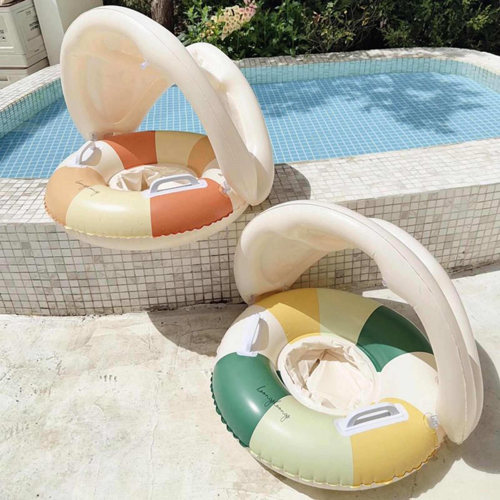 아기 수영장 플로트 링, 캐노피가 있는 아기용 풍선 수 - Baby Bath Tub Foldable 리뷰 및 가격