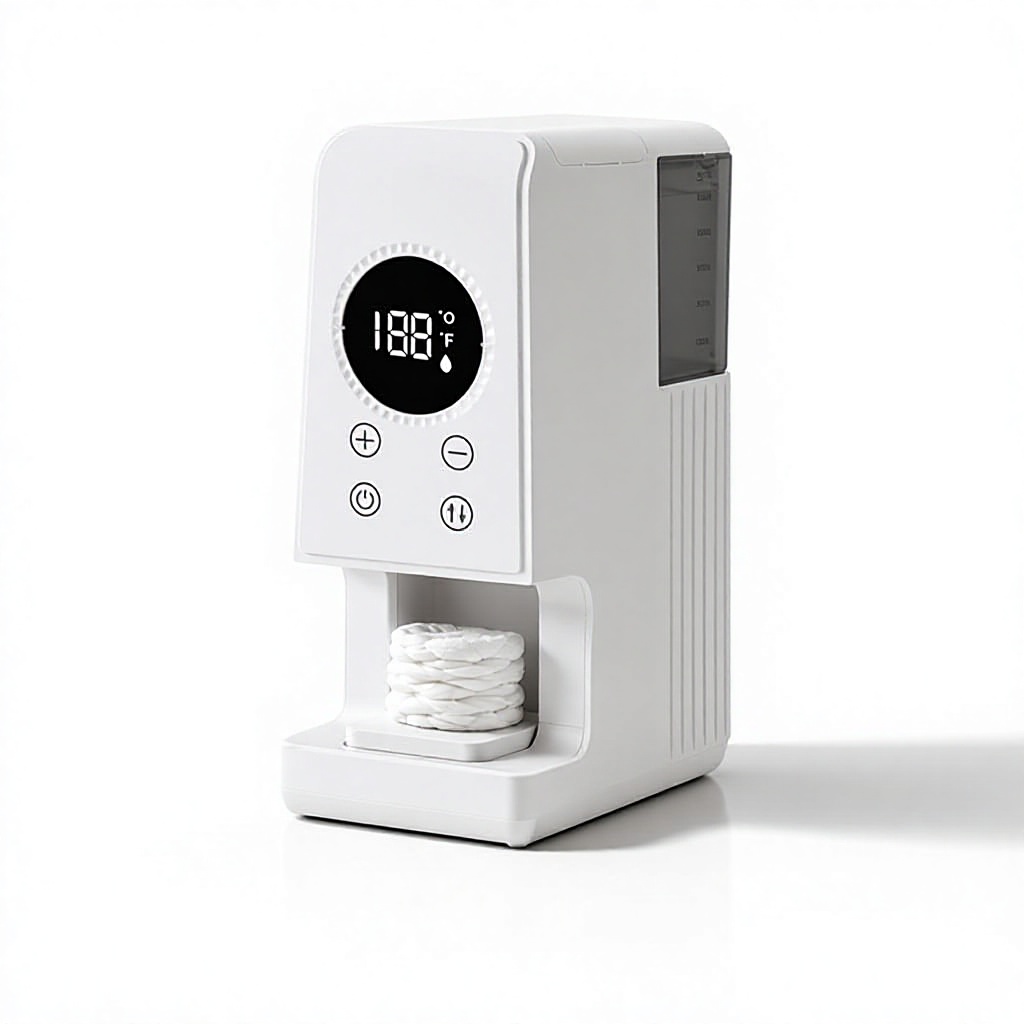 국경 간 압축 타월 워머 새로운 스마트 무선 충전 자동 - Baby Wipe Warmer 리뷰 및 가격