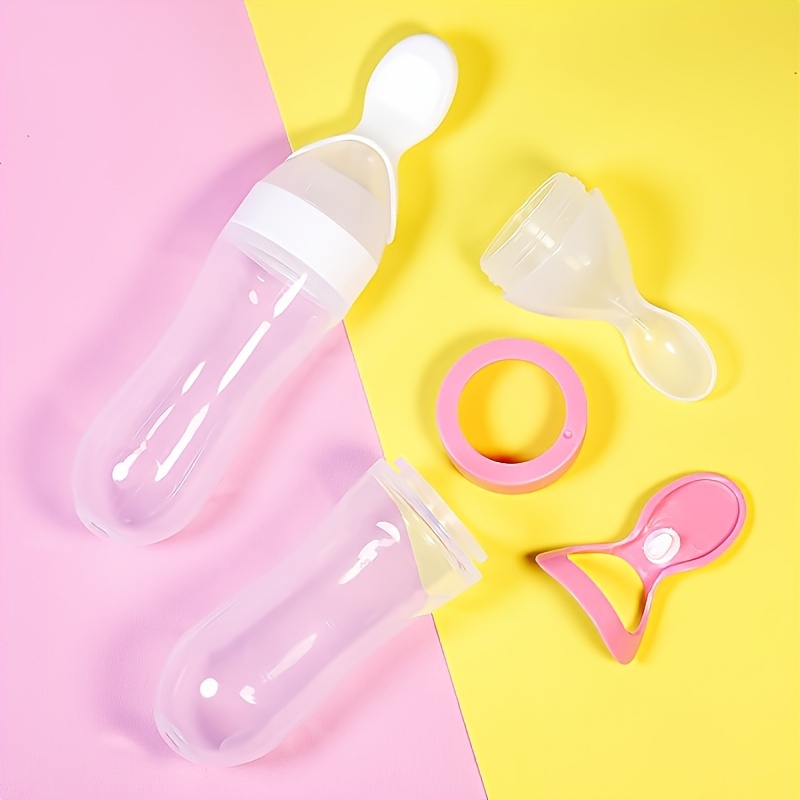 아기 수유용 실리콘 젖병과 스푼, 3온스 음식 디스펜싱 - Baby Products Distributor 리뷰 및 가격