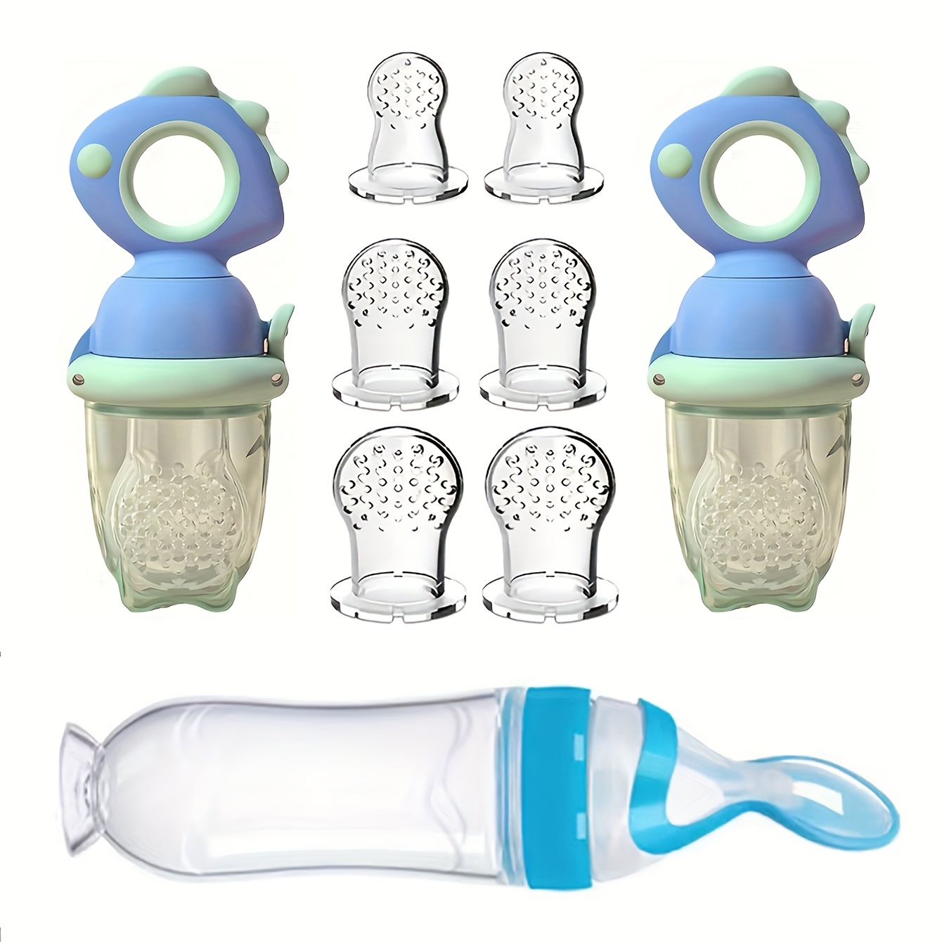 9개 아기 수유 세트: 공룡 회전 푸시온 타입 과일 피 - Baby Products Distributor 리뷰 및 가격
