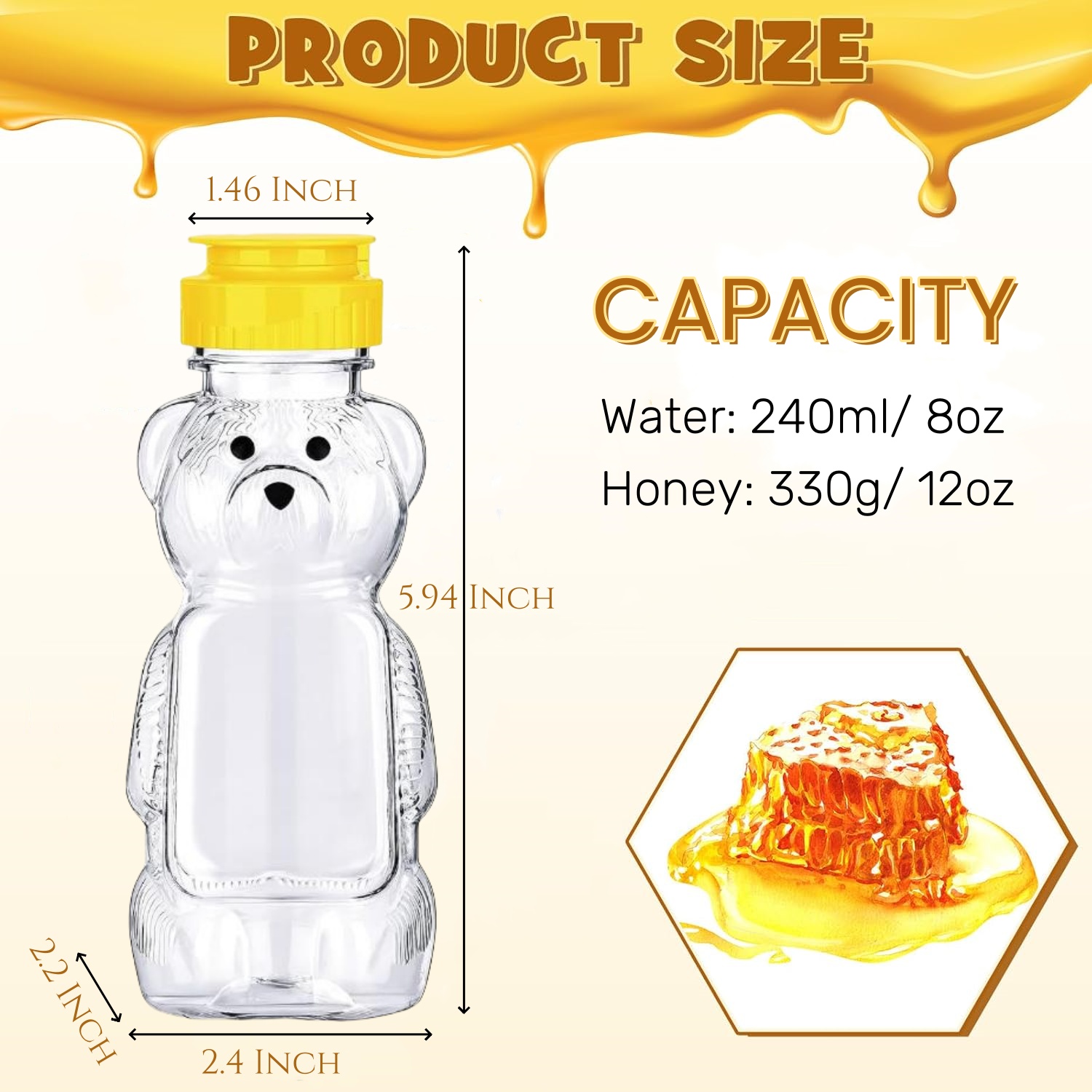 12-36pcs 플라스틱 곰 꿀 항아리, 디스펜스, 베 - Baby Products Distributor 리뷰 및 가격