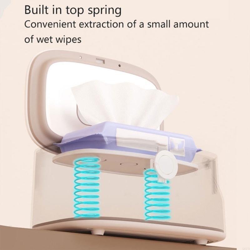 스프링 장착형 디자인, 야간 조명 기능을 갖춘 대용량  - Baby Wipe Warmer 리뷰 및 가격